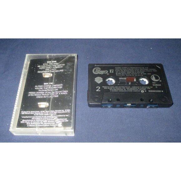 Chicago -17 on cassette (WEA Music of Canada, 1984) - Picture 2 of 2